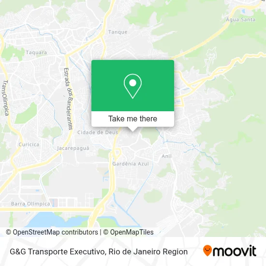 G&G Transporte Executivo map