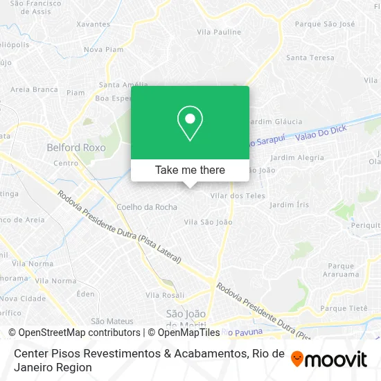 Center Pisos Revestimentos & Acabamentos map