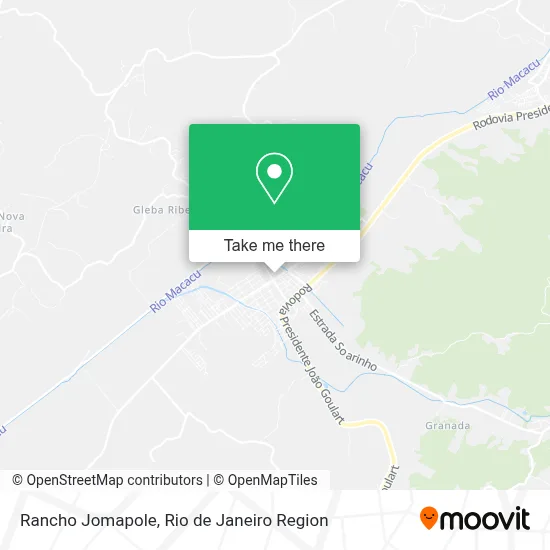 Rancho Jomapole map