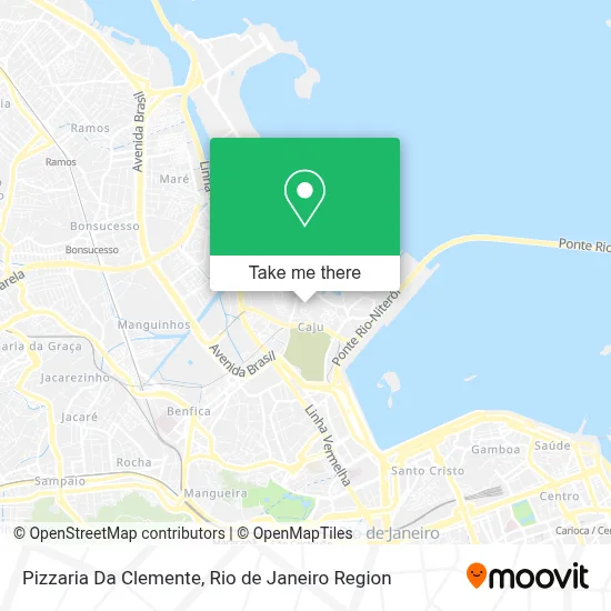 Pizzaria Da Clemente map