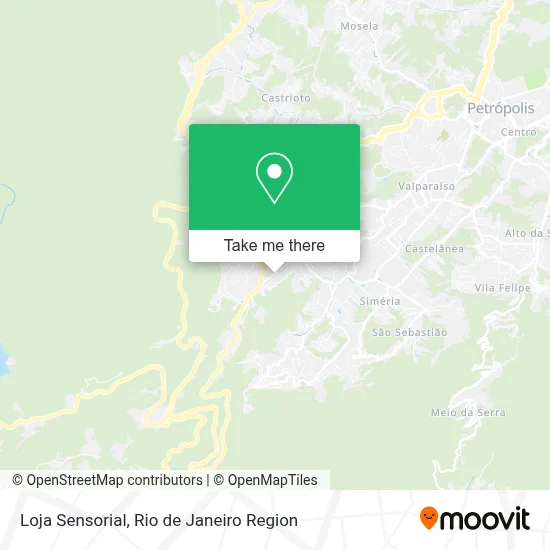 Loja Sensorial map