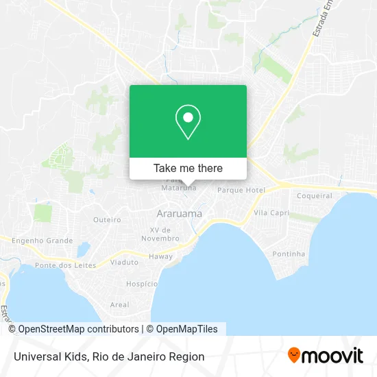 Universal Kids map