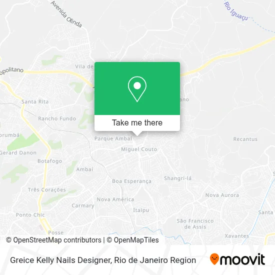 Greice Kelly Nails Designer map