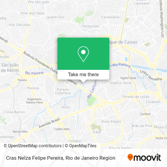 Cras Nelza Felipe Pereira map