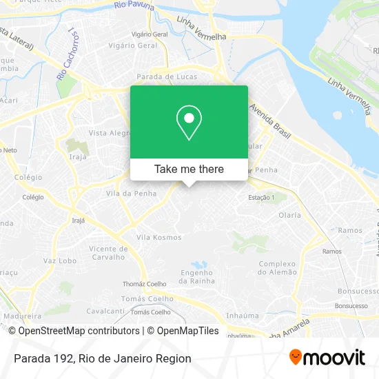 Parada 192 map