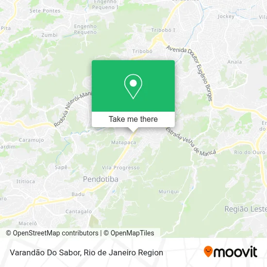 Varandão Do Sabor map