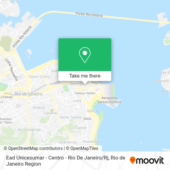 Ead Unicesumar - Centro - Rio De Janeiro / Rj map