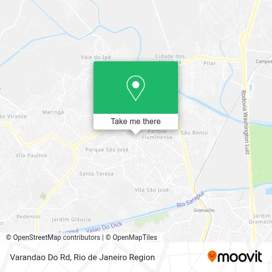 Varandao Do Rd map