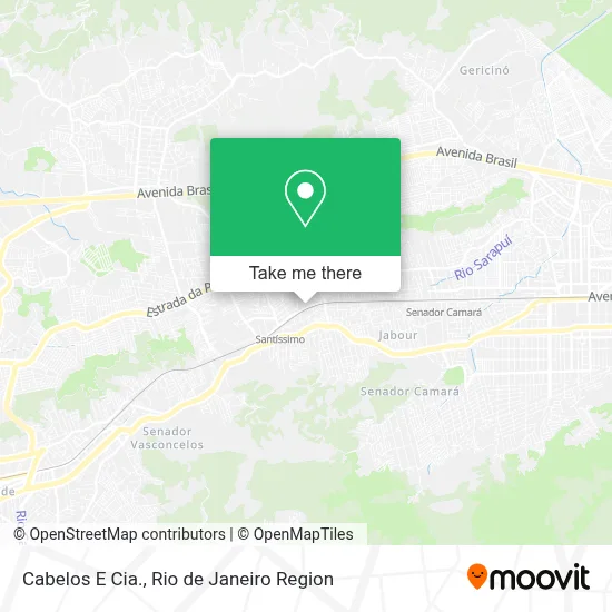 Cabelos E Cia. map