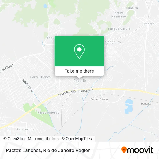 Pacto's Lanches map