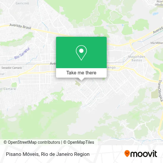 Pisano Móveis map