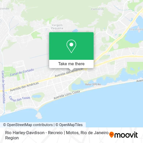 Rio Harley-Davdison - Recreio | Motos map