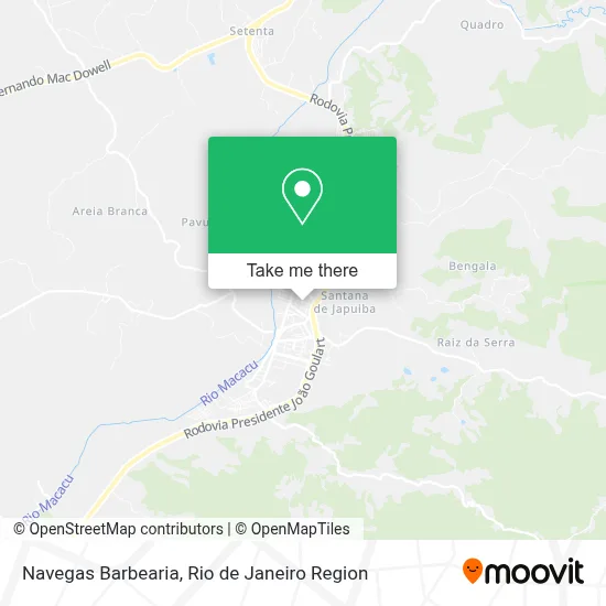 Navegas Barbearia map