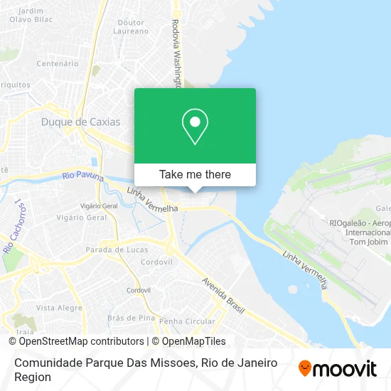Comunidade Parque Das Missoes map