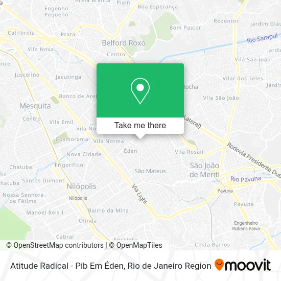 Atitude Radical - Pib Em Éden map