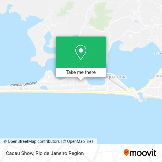 Cacau Show map
