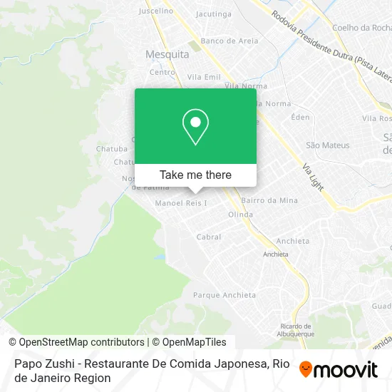 Papo Zushi - Restaurante De Comida Japonesa map