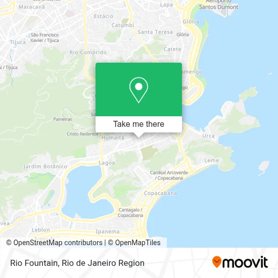 Fonte Rio map