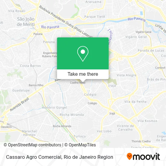 Cassaro Agro Comercial map