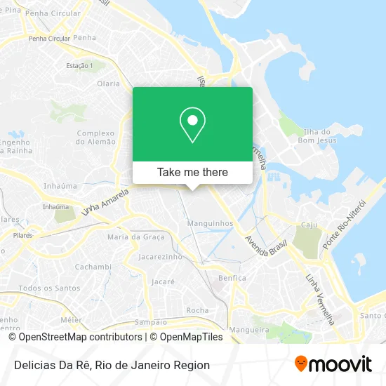 Delicias Da Rê map