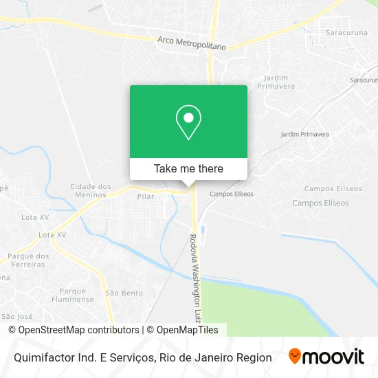 Quimifactor Ind. E Serviços map