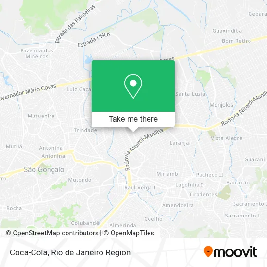 Coca-Cola map