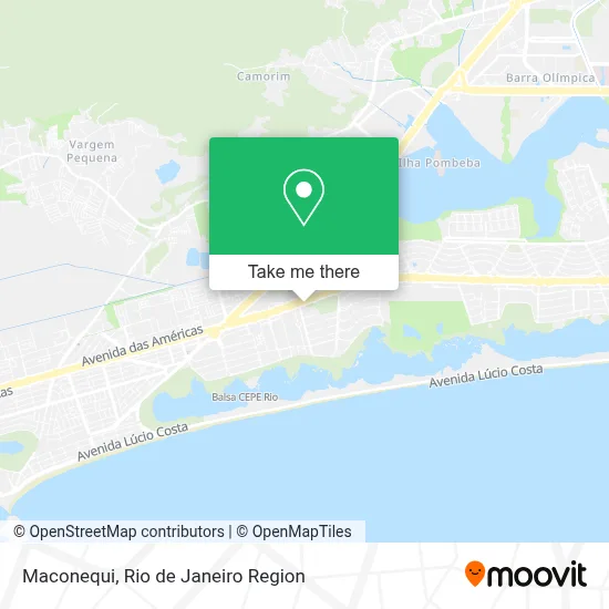 Maconequi map