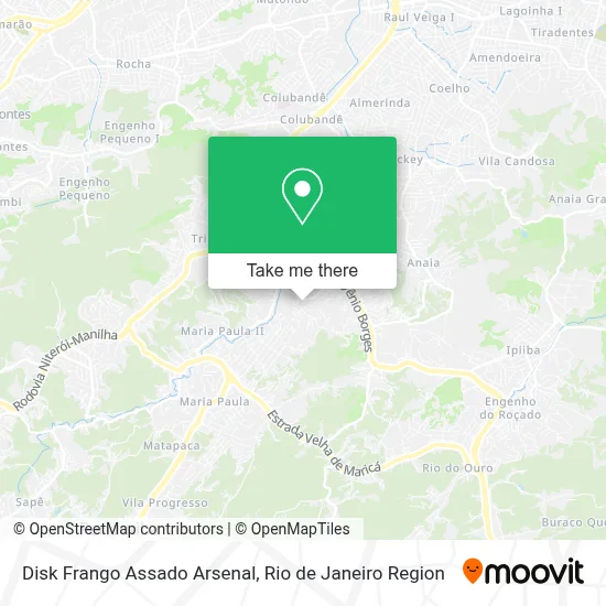 Disk Frango Assado Arsenal map