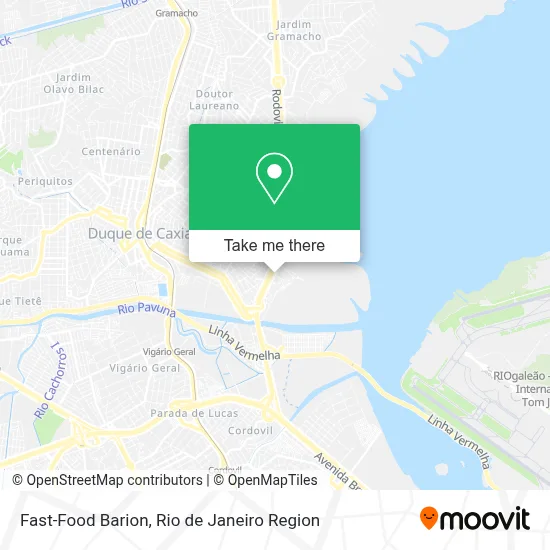 Fast-Food Barion map