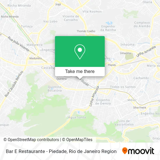 Bar E Restaurante - Piedade map