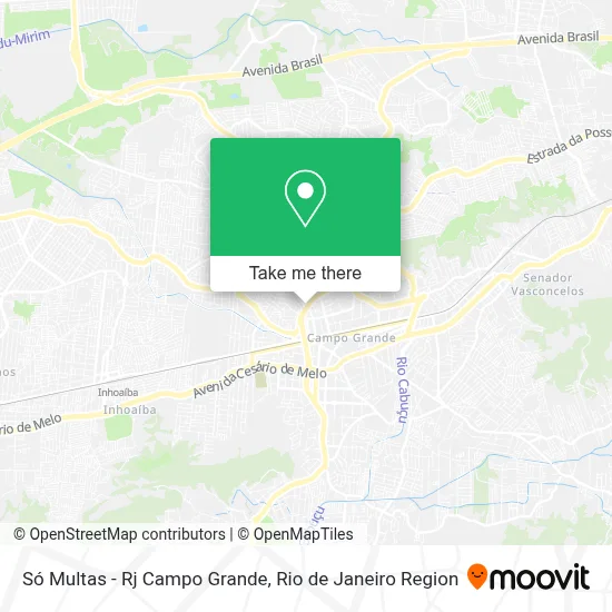 Só Multas - Rj Campo Grande map