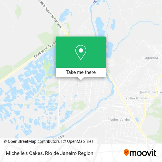 Michelle's Cakes map
