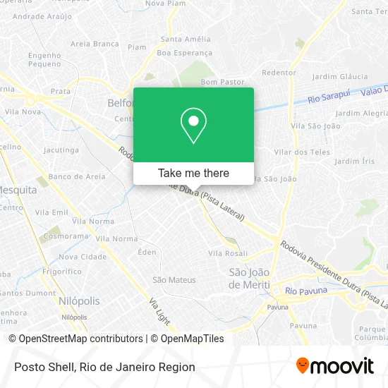 Posto Shell map