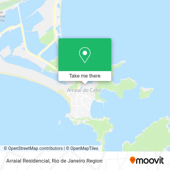 Arraial Residencial map