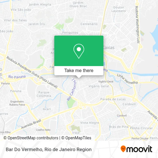 Bar Do Vermelho map