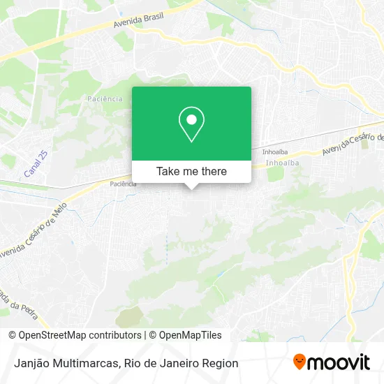 Janjão Multimarcas map