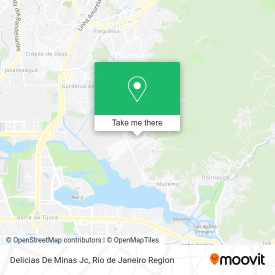 Delicias De Minas Jc map