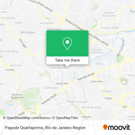 Pagode Quartaprime map