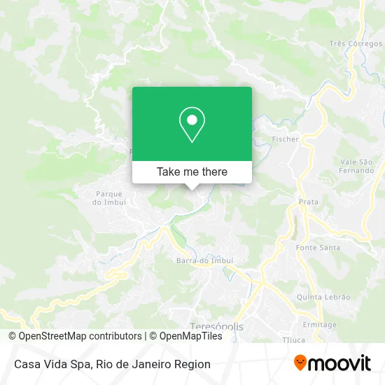 Casa Vida Spa map