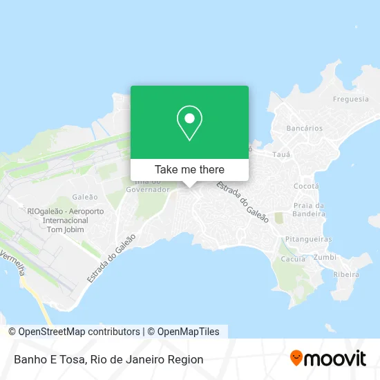 Banho E Tosa map