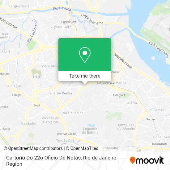 Cartorio Do 22o Oficio De Notas map