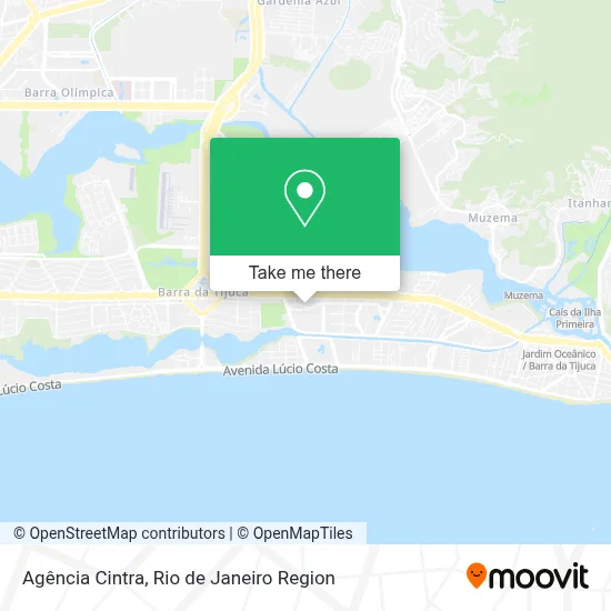 Agência Cintra map