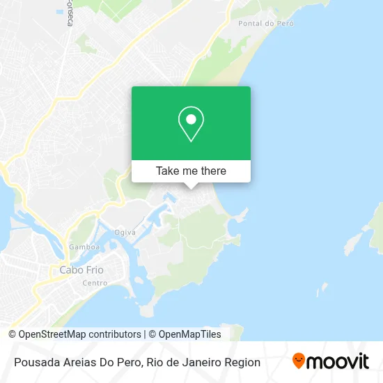 Pousada Areias Do Pero map