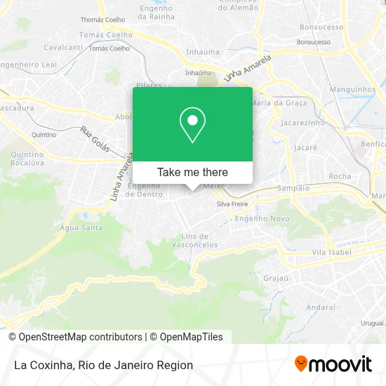 La Coxinha map