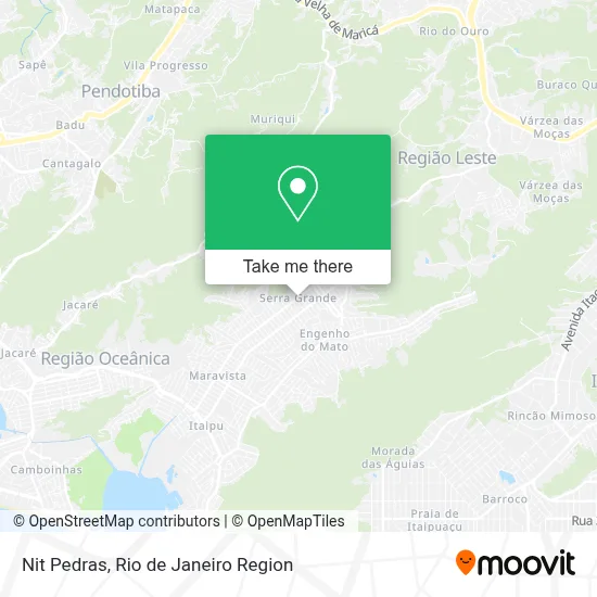 Nit Pedras map