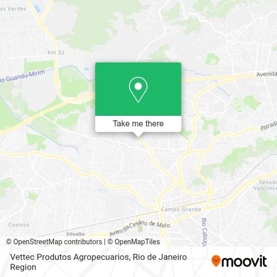 Vettec Produtos Agropecuarios map