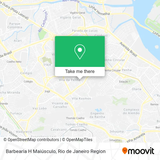 Barbearia H Maiúsculo map