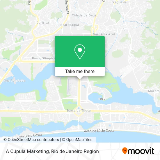 A Cúpula Marketing map