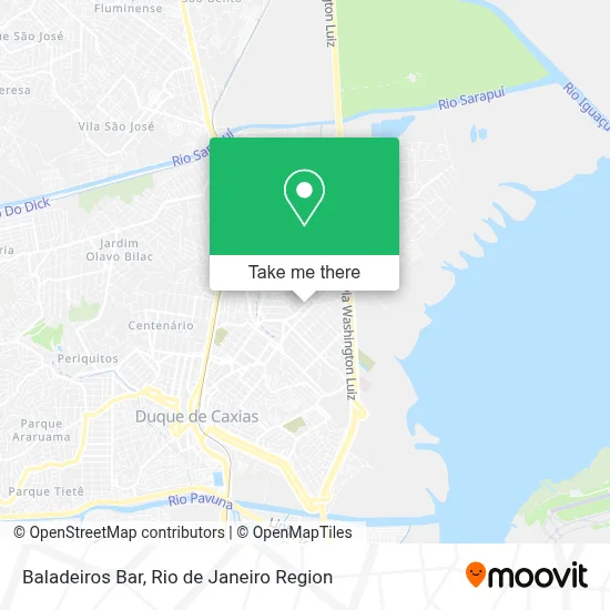 Baladeiros Bar map