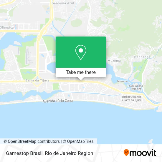 Gamestop Brasil map